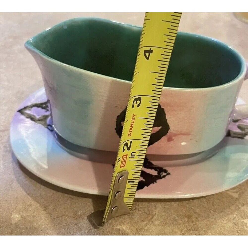 Bob Steiner  New Zealand Ceramics Gravy Boat‎ And Plate EIDO Collection EUC - Picture 14 of 16